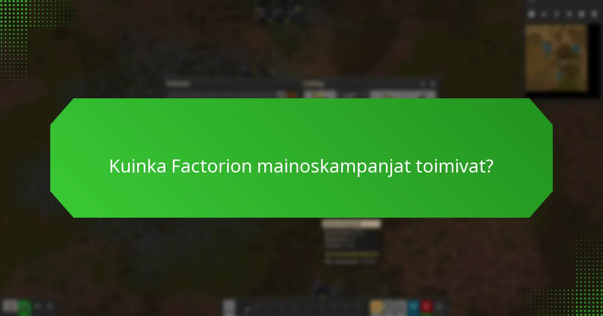 Millaisia viestintästrategioita Factorio käyttää?
