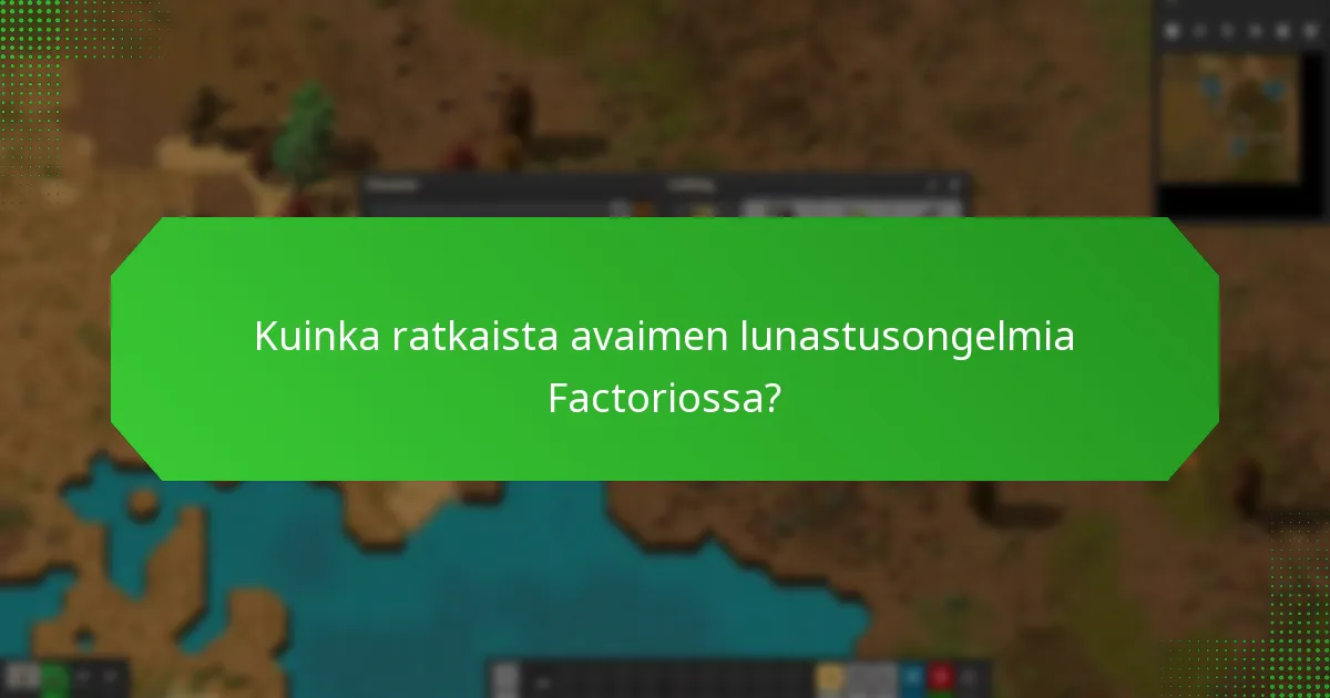 Mitkä ovat Factorion alustan vaatimukset?