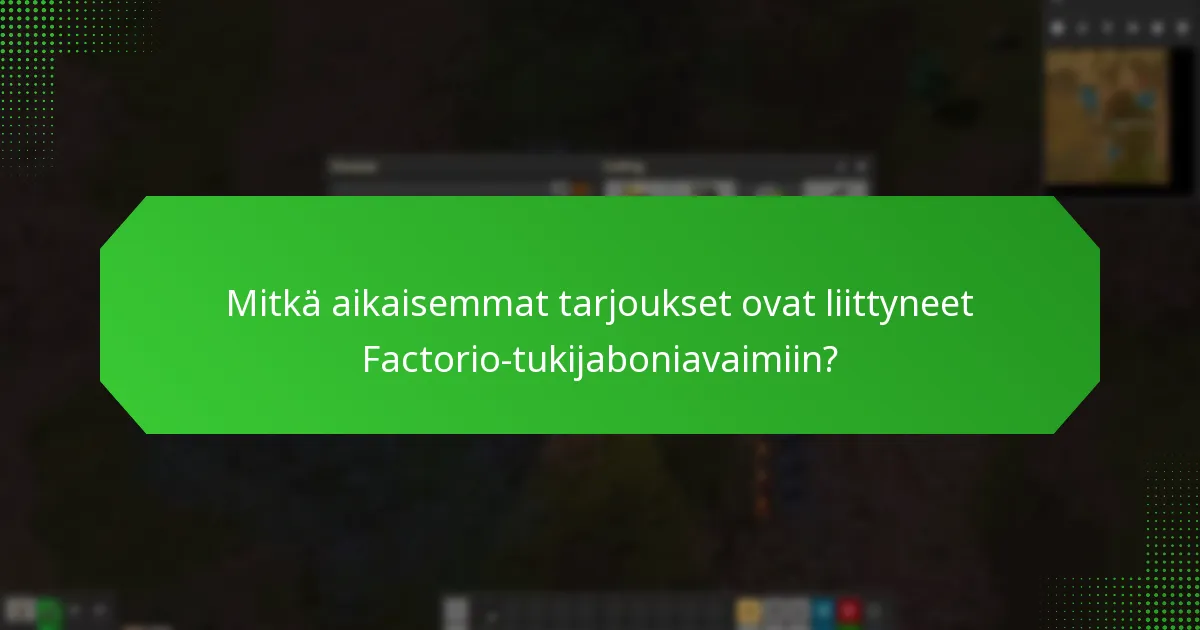 Kuinka käyttäjät voivat osallistua tuleviin tarjouksiin Factorio-tukijaboniavaimille?